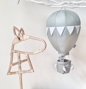 Jouets faits à la main en rotin pour enfants, bâton de tête de cheval, jouet pour petit enfant - Product Image 6