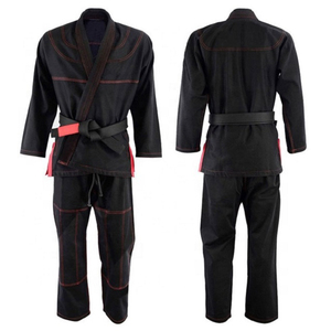 Nouvel uniforme de karaté noir sur mesure de qualité professionnelle supérieure, Kimono de karaté, Tenue de karaté, Vêtements d'arts martiaux de qualité professionnelle - Product Image 6