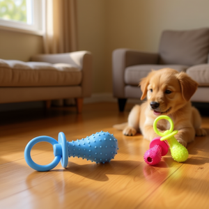 Juguete Masticable para Mascotas Yommy, Mordedor de Goma de 14.5cm para Perros, Alivio para la Dentición - Product Image 3