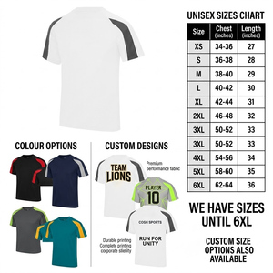 T-shirt de sport unisexe personnalisé avec logo, évacuation de l'humidité, séchage rapide, pour la course et le fitness – Vente en gros |   Chemises de sport - Product Image 2