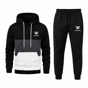 2026 New Design <b>Boys</b> Heavyweight Tracksuit Custom Logo Silk Screen Printed Two Piece Jacket Pants Set Breathable Athletic - Product Image 3