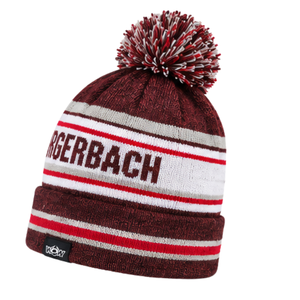 หมวกบีนนี่ถักไหมพรมพรีเมียม ปอมปอม ปักลายตามสั่ง อุ่นสบายสำหรับฤดูหนาว หมวกทรงพับได้ เครื่องประดับศีรษะสำหรับเล่นกีฬาและกิจกรรมกลางแจ้ง แฟชั่นสุดฮิต ขายส่ง - Product Image 5
