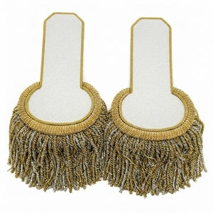 Accessoires vestimentaires décoratifs de haute qualité avec logo personnalisé, services de fournisseur OEM, épaulettes de signature pour épaules - Product Image 5