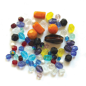 Perles en verre cristal multicolores facettées de 9 mm de qualité supérieure pour la création de bijoux de créateurs, collection artisanale indienne de haute qualité - Product Image 1