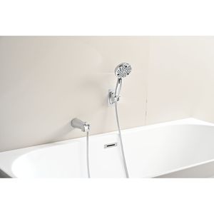 Set Doccia a Mano ad Alta Pressione con 8 Impostazioni, Tubo Flessibile e Deviatore per Vasca, Set Accessori Bagno - Product Image 4