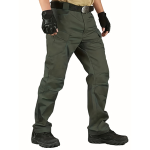 Pantalones Cargo Harem para Hombre, Cintura Media, Casuales, Elásticos, Resistentes al Viento, Impermeables, Transpirables, con Bolsillos de Lona, para Primavera - Product Image 1