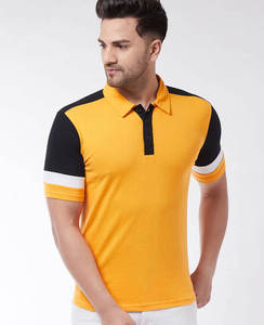 2026 Custom Design Short <b>Sleeve</b> Spring Men's T-<b>shirts</b> 100% Cotton Fabric Two Tone Colors Breathable <b>Polo</b> Sport Tee <b>Shirt</b> for Men - Product Image 1