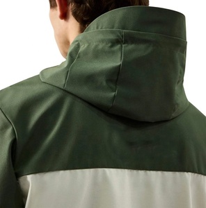เสื้อแจ็คเก็ตผู้ชายแบบ Anorak ขายส่ง เสื้อกันลมมีฮู้ด เสื้อกันฝน คุณภาพสูง เสื้อผ้ากีฬา โพลีเอสเตอร์ เสื้อแจ็คเก็ตผู้ชาย - Product Image 5