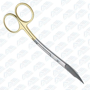 Tijeras Quirúrgicas Dentales de Acero Inoxidable para Operaciones, 5 Pulgadas, Tipo Goldman, Forma de S, Serradas, Supercut - Product Image 2