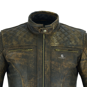 Premium Leather <b>Jacket</b> Men Genuine Leather Motorcycle <b>Vintage</b> <b>Biker</b> Winter Casual Outerwear Streetwear Wholesale - Product Image 6