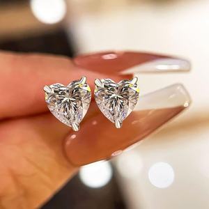Pendientes de Diamantes Naturales de 4 Quilates en Oro Blanco de 9K de Alta Gama con Certificado IGI, Regalo de Lujo, Modernos, Chapados en Rodio - Product Image 3