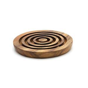 Jeu de labyrinthe circulaire en bois avec billes, classique, puzzle en bois, entraînement à la dextérité, casse-tête, jouets en bois Montessori - Product Image 1