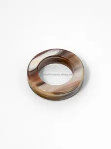 Personnalisé Élégant Résine Mariage Serviette Anneaux De Luxe Moderne Unique Élégant Vintage Fantaisie À La Main Personnalisé Corne Lumineuse Couleur - Product Image 6