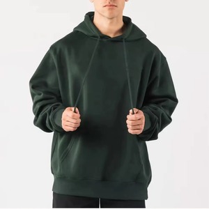 เสื้อฮู้ดผู้ชายสีพื้น ทรงปกติ แขนปกติ ผ้าฟลีซคอตตอน สวมใส่สบาย ระบายอากาศได้ดี เป็นมิตรกับสิ่งแวดล้อม เหมาะสำหรับฤดูหนาว รับสั่งทำพิเศษ - Product Image 1
