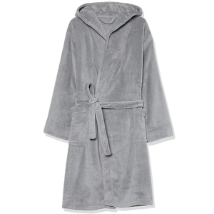 <b>Men's</b> Lightweight Breathable Eco-Friendly 100% Cotton Velour Absorbent Long Sleeve <b>Bathrobe</b>-Premium Quality Durable Latest - Product Image 5