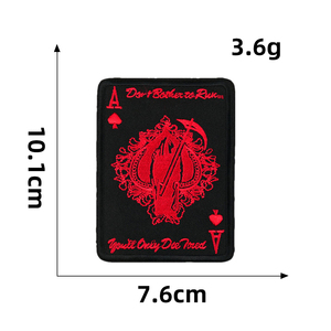 Étiquettes personnalisées tissées de haute qualité pour accessoires vestimentaires, motifs de groupe rock écologiques, à coudre, alphabet floral, faible MOQ pour chapeaux - Product Image 2