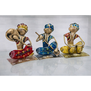 Figuras Decorativas de Metal Estilo Art Deco - Decoración Removible para el Hogar para las Celebraciones de Diwali - Product Image 3