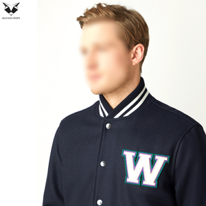 Top Quality Vintage Oversized Varsity Jacket Men High Street Embroidery Patchwork Casual Unisex Bomber Jackets Coat - Product Image 4