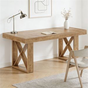 Scrivania in Legno per Ufficio o Studio, Multifunzionale con Design Elegante, Adatta anche come Tavolo da Pranzo - Product Image 2