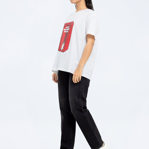เสื้อยืดสตรีแขนสั้นผ้าฝ้ายระบายอากาศแห้งเร็ว สไตล์สตรีทแวร์ สำหรับโยคะและออกกำลังกาย  รับสกรีนโลโก้ - Product Image 4