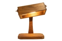 Lampe de table en bois d'acacia au design industriel de luxe, polie et personnalisée, lampe de nuit unique pour salon, Uttar Pradesh
