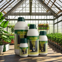 Engrais liquide biologique Palm Golden Drop Cropper Plus avec acide humique et hydrolysat de protéines 25% - Conditionneur de sol pour la croissance des plantes