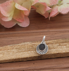 Colgante de Piedra Preciosa Druzy con Engaste de Bisel Vintage, Plata de Ley 925, Chapado en Platino, Alta Calidad, Ágata Brillante, Unisex, Venta al por Mayor - Product Image 5