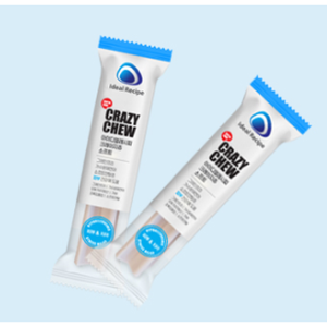 Friandises dentaires sans céréales Crazy Chew pour chiens, avec saumon hydrolysé et oméga, texture croustillante saine pour le bien-être, recette idéale - Product Image 2