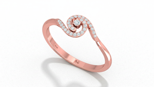 แหวนทอง 14K ประดับเพชรแบบบิดเกลียวสำหรับผู้หญิง |   เครื่องประดับไขว้กันแบบหรูหรา |   ราคาโรงงาน - Product Image 4