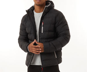 Chaqueta de invierno acolchada de alta calidad para hombre con cierre de cremallera y estampado, con la mejor calidad a precio económico. - Product Image 3