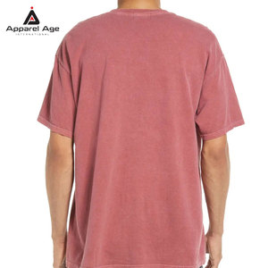 เสื้อยืดสตรีทแวร์ผ้าใส่สบายทรงโอเวอร์ไซส์ ทรงหลวม ผ้าฝ้าย 100% สกรีนโลโก้ตามสั่ง เสื้อยืดผู้ชาย - Product Image 3