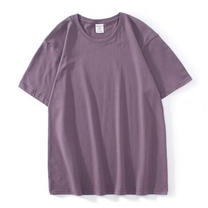 เสื้อยืดคอกลมสีพื้นผ้าฝ้าย 100% ระบายอากาศได้ดี เป็นมิตรกับสิ่งแวดล้อม สำหรับผู้ชาย ผ้าหนัก 460 กรัม แขนสั้น สวมใส่สบายๆ ในฤดูร้อน - Product Image 5