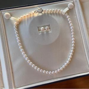 Collar de Perlas de Agua Dulce Blancas de Zhuji, 3.5-4 mm, Versátil, Inyección de Oro de 14k, Luz Intensa, Microdefectos Extremos - Product Image 2