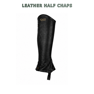 Chaps d'équitation en cuir, demi-chaps, chaps de protection durables pour l'équitation, logo personnalisé - Product Image 2