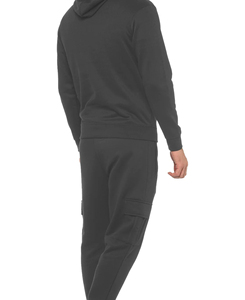 Sudadera con Capucha para Hombre, Color Sólido, Corte Regular, Forro Polar, Informal, con Bolsillo Delantero, para Otoño, 300 g, 100% Algodón, Nueva Colección 2026 - Product Image 5