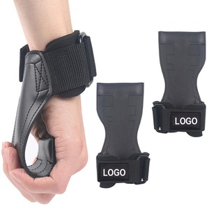 Pu Weight Lifting Gloves Non-Slip Adjustable Wrist <b>Strap</b> for Gym Fitness Bodybuilding Kettlebell Training Palm Protection - Product Image 5