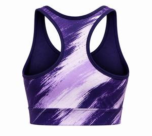 Women's <b>Racerback</b> Sports Sublimation Print Medium Support Breathable Yoga Fitness Running Top Spandex Polyester Sports <b>Bra</b> - Product Image 6