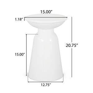 Grande tavolino esterno in metallo per spazio di vita all'aperto - Product Image 5