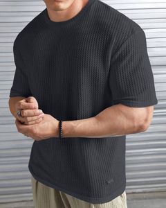 Camiseta Tie Dye para Hombre, Oversize, de Corte Holgado, Hombros Caídos, Manga Corta, Casual, de Algodón, Estilo Urbano - Product Image 3