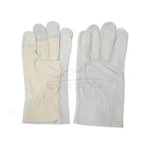 Guantes de Trabajo de Cuero Resistentes al Calor, Guantes de Seguridad para Construcción de Alta Resistencia, Talla Personalizada, Fabricante OEM, Guantes de Cuero para Trabajadores - Product Image 1
