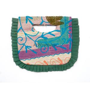 Handmade Vintage Kantha Cotton Clutch <b>Bag</b> Women's Evening Party Purse Clutch Pouches Stylish Wholesale Lot - Product Image 1