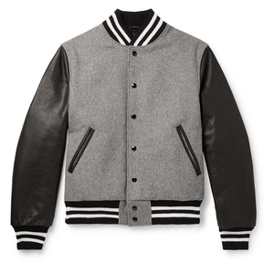 Modern Varsity Look College Baseball Varsity <b>Jacket</b> Custom Embroidery OEM Urban Sportswear All-Season Wear <b>Jacket</b> for <b>Men</b> - Product Image 1