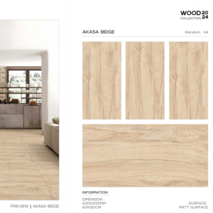 Carreaux de porcelaine polie et émaillée, surface mate, en format 60x120cm (600x1200mm, 24x48), pour la décoration intérieure moderne des sols et des murs. - Product Image 1