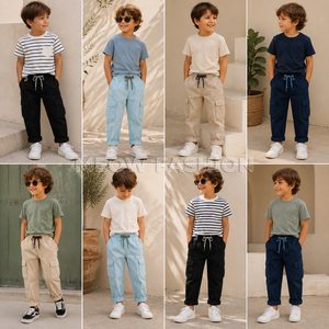 Pantalon évasé décontracté en coton doux pour filles, collection Printemps-Automne, en stock - Product Image 6
