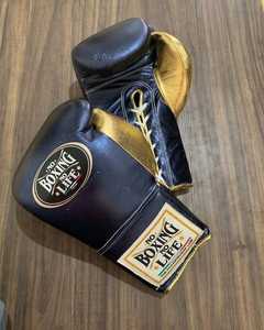 Gants de boxe faits main en cuir de vachette véritable, logo imprimé, personnalisables, modèle RL-BG-217 – Vente chaude - Product Image 2