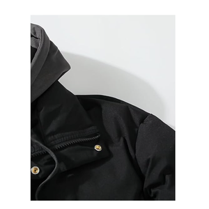 Factory Direct Custom Men's 100% Polyester Puffer <b>Jacket</b> Hooded Windproof Breathable <b>Waterproof</b> Street-wear for Winter Wholesale - Product Image 5