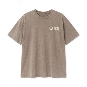 Acid Wash Vintage Wash Lightweight Manufacture High Quality Streetwear <b>Blank</b> T Shirt <b>Weight</b> Print Custom logo T-Shirt For Men - Product Image 5