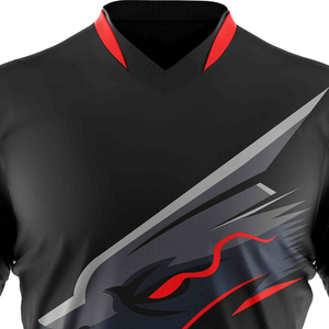 Polo de sport pour garçons et hommes, grande taille, sublimation couleur, séchage rapide, impression personnalisée du logo, vêtements d'e-sport - Product Image 6