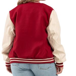 Precio al por mayor, la mejor chaqueta universitaria de invierno para mujer, estampado de algodón, cómodo, nuevo estilo con logotipo personalizado a la venta - Product Image 5