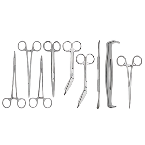 Kit de Disección Veterinaria de Lujo de 47 Piezas, Juego de Instrumentos Quirúrgicos de Acero Inoxidable Alemán con Bandeja y Tazón - Product Image 2